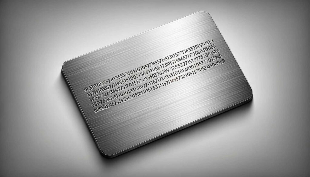 Steel Plate Passphrase